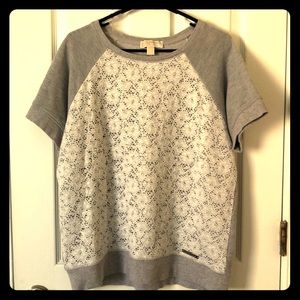 Michael Kors short sleeve sweater. Size XL